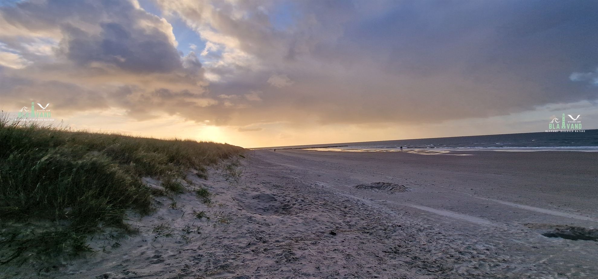 sonnenuntergang blavand dänemark