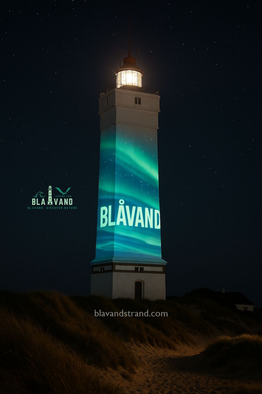 lichtershow blavand leuchtturm