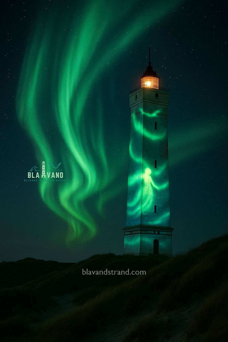 lichtershow blavand leuchtturm