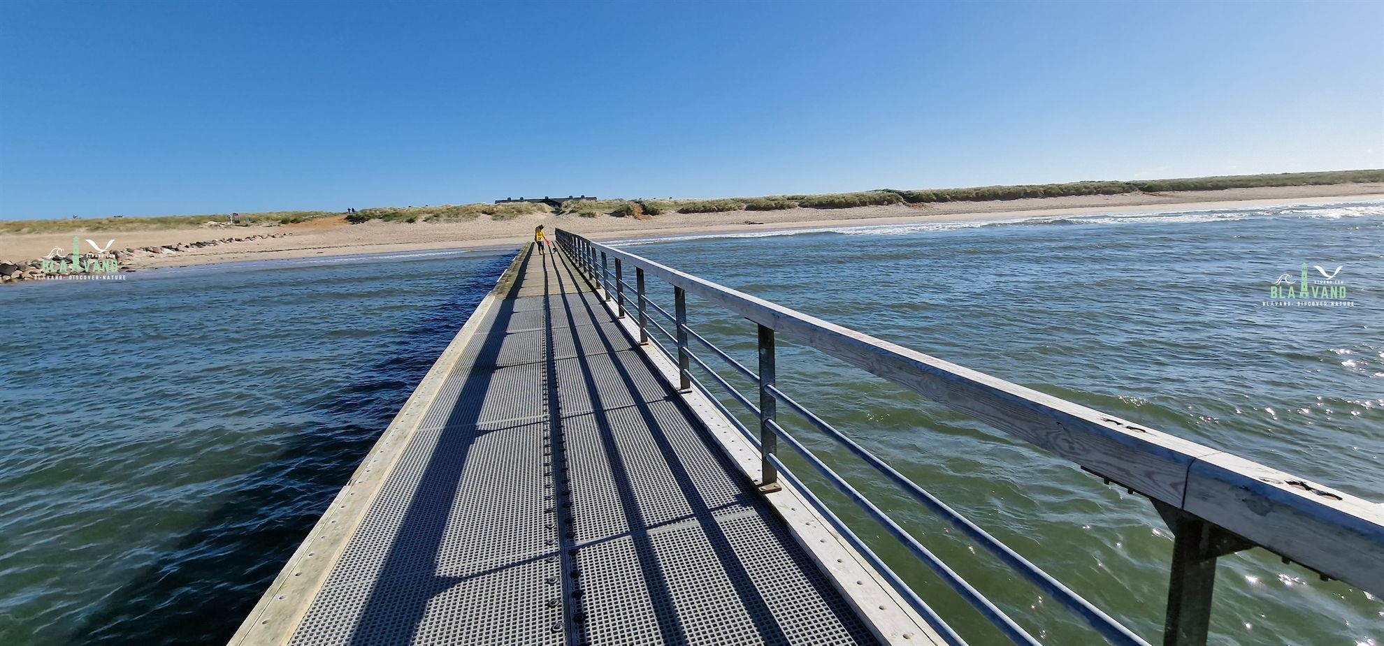 blavand seebrücke strand