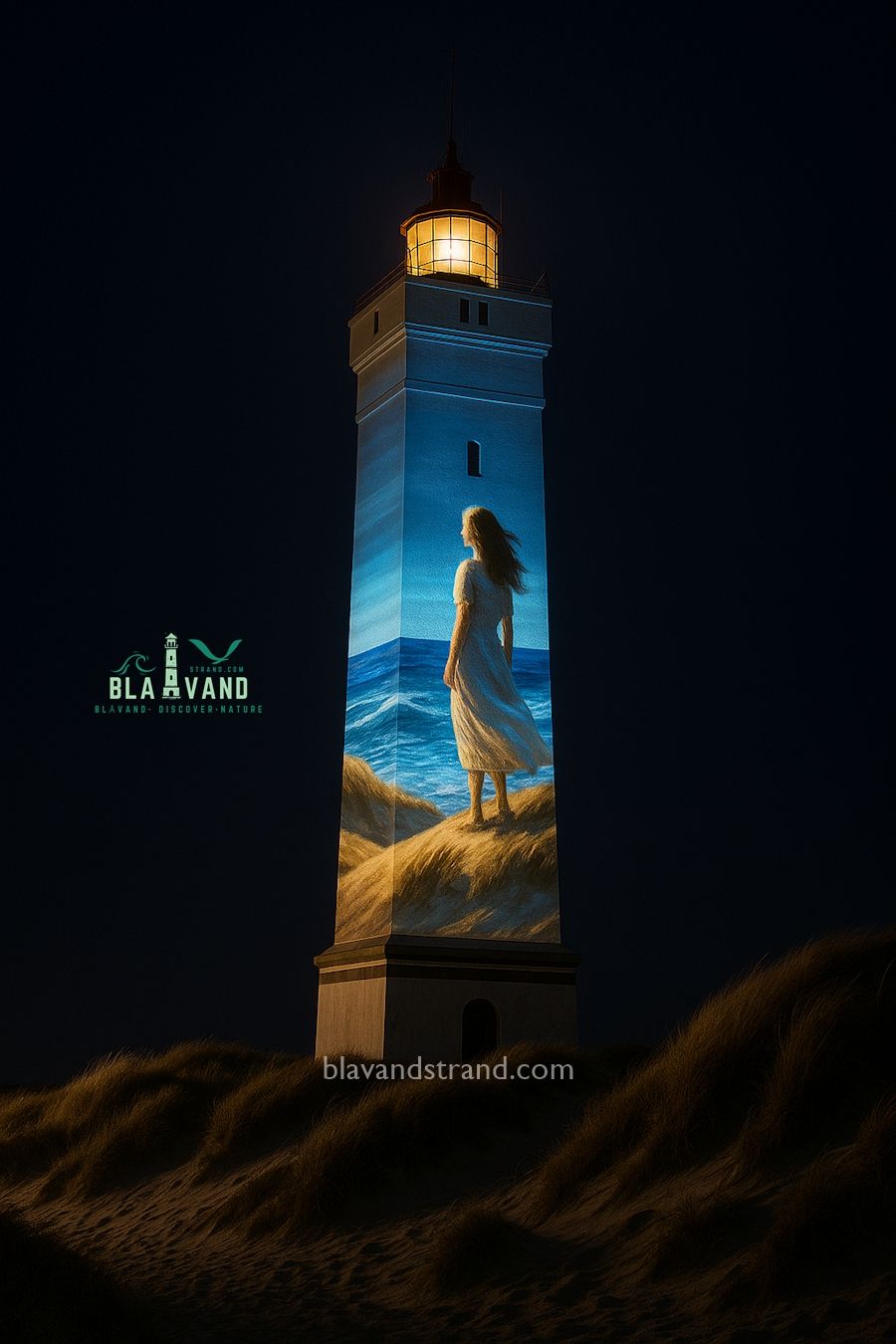 lichtershow blavand leuchtturm