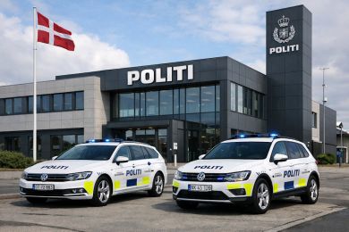 politi polizei dänemark blavand