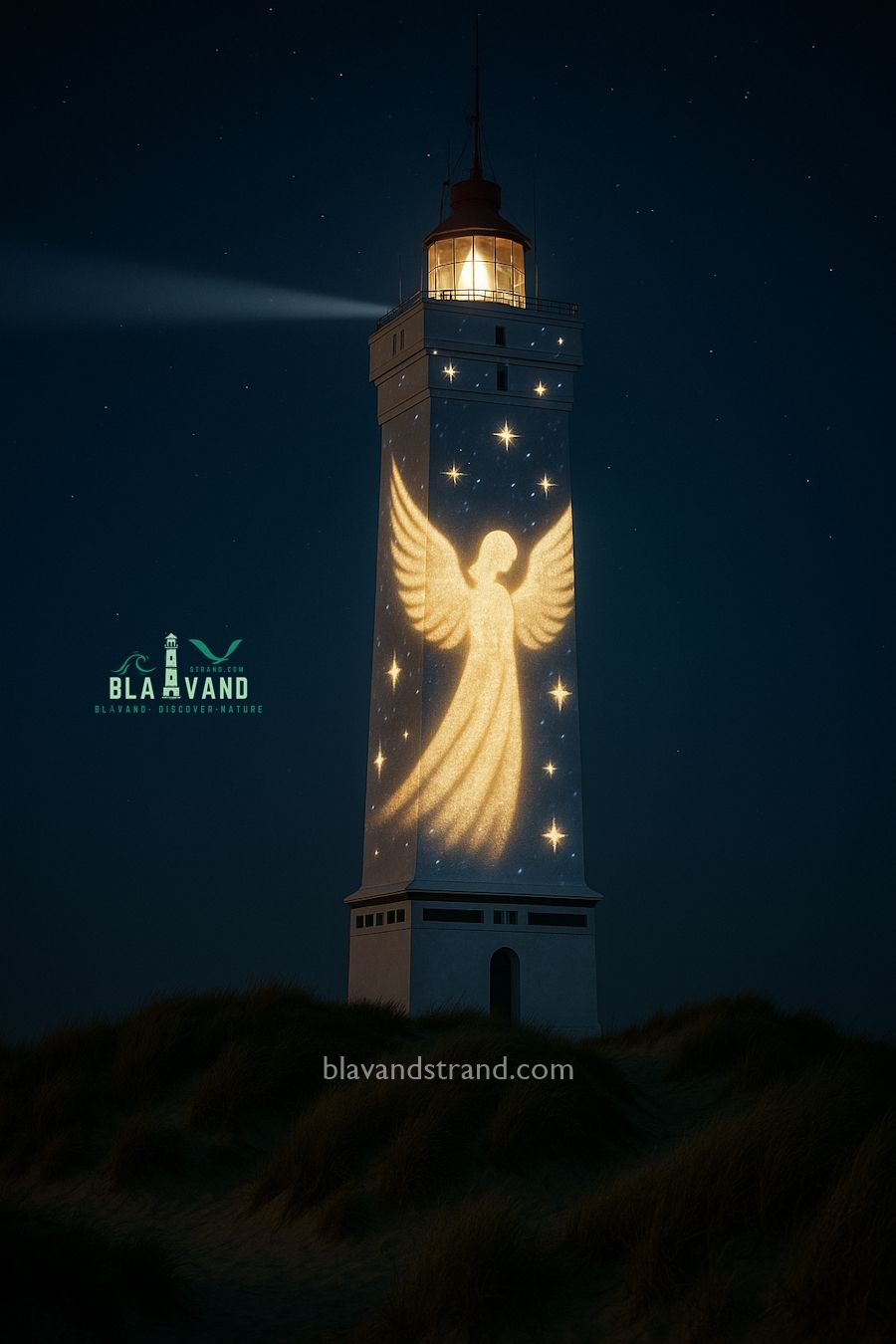 lichtershow blavand leuchtturm