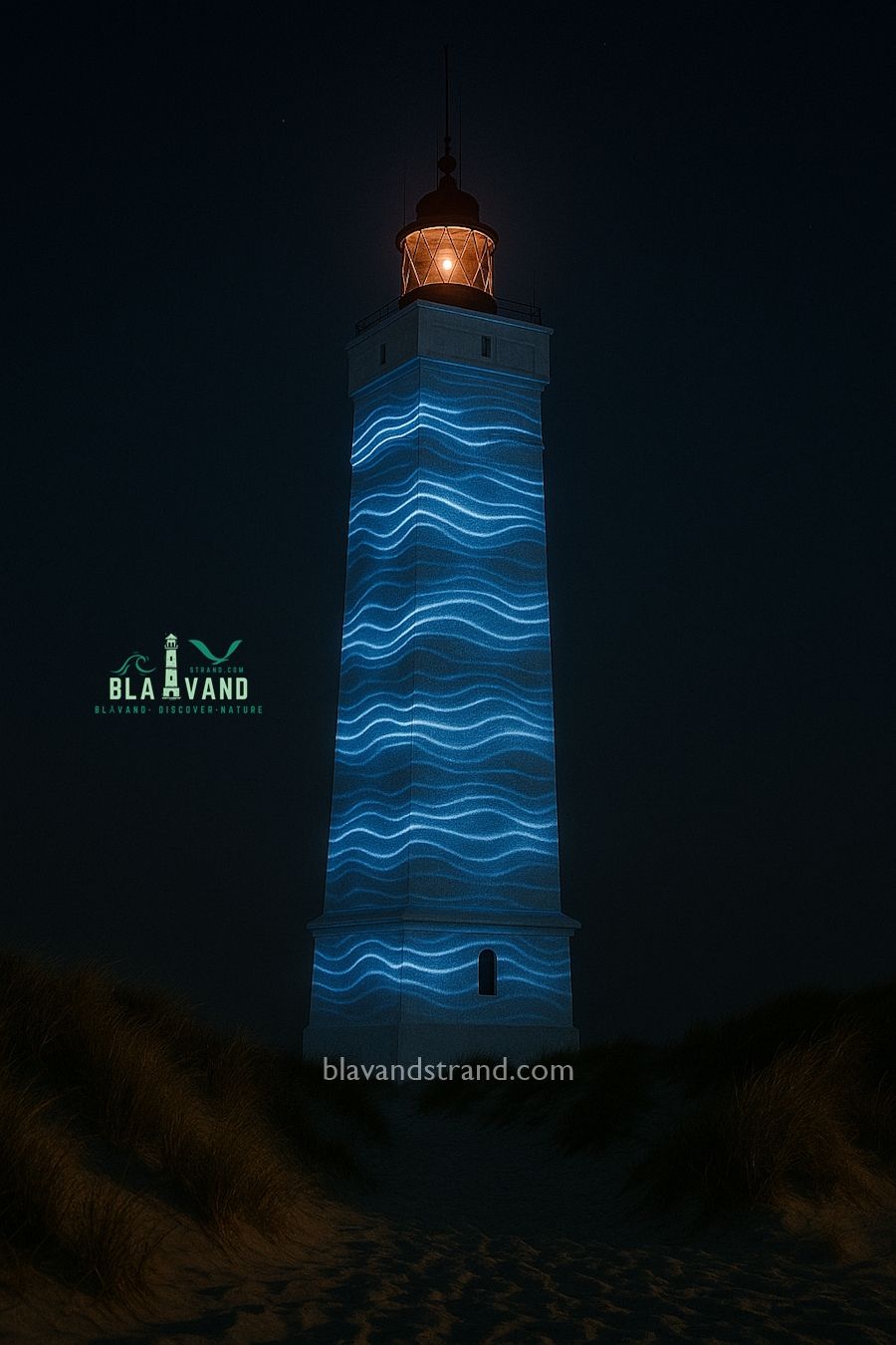 lichtershow blavand leuchtturm