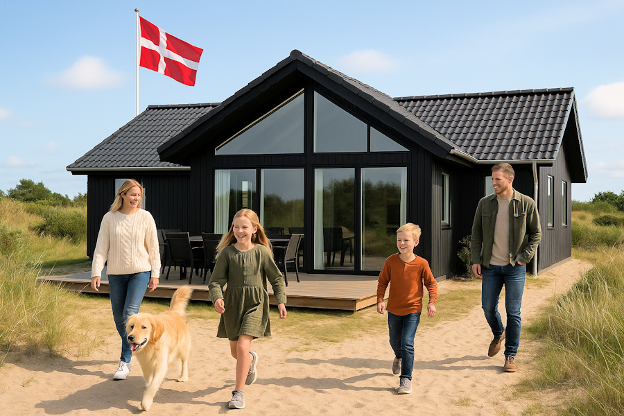 ferienhaus blavand mit hund