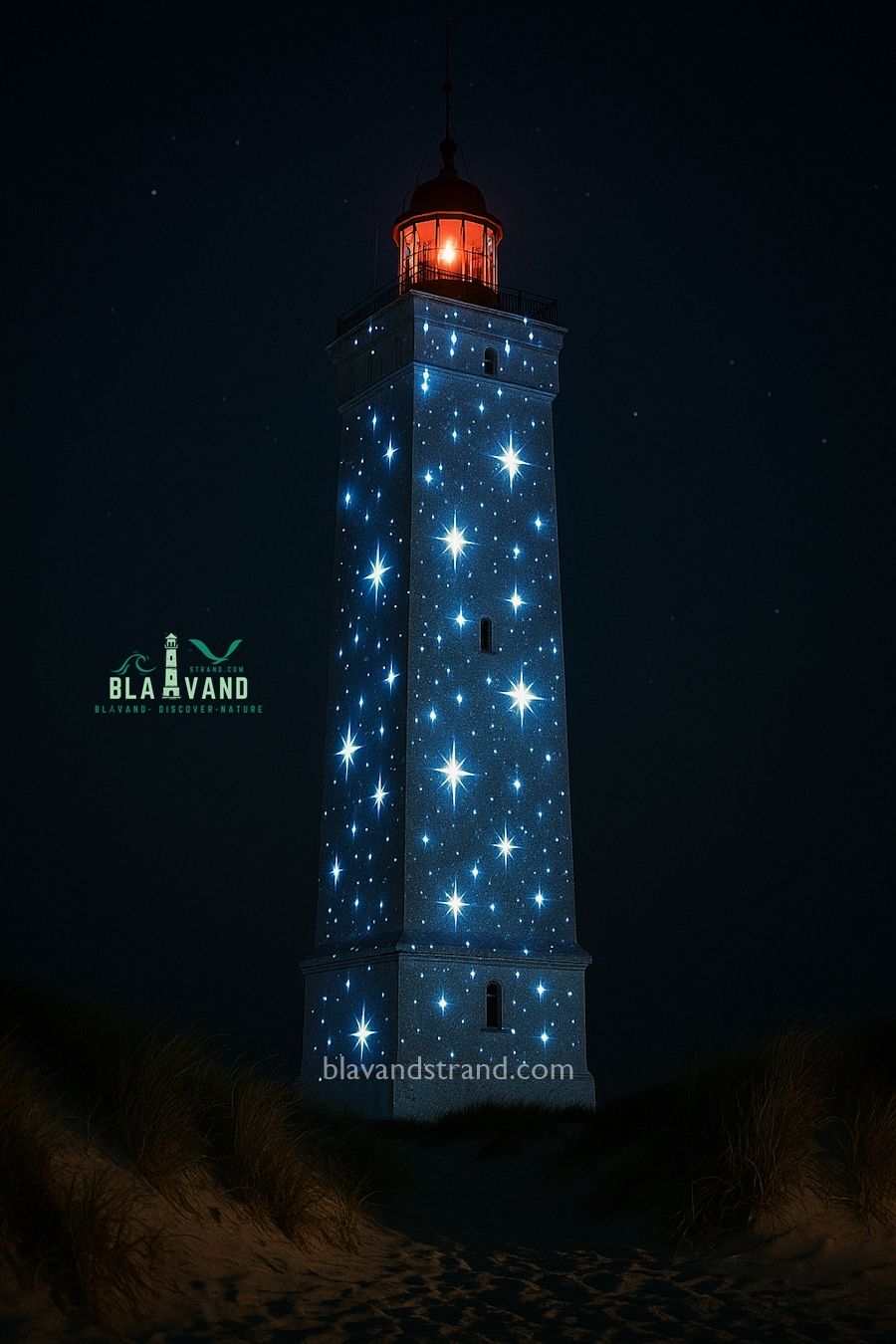 lichtershow blavand leuchtturm