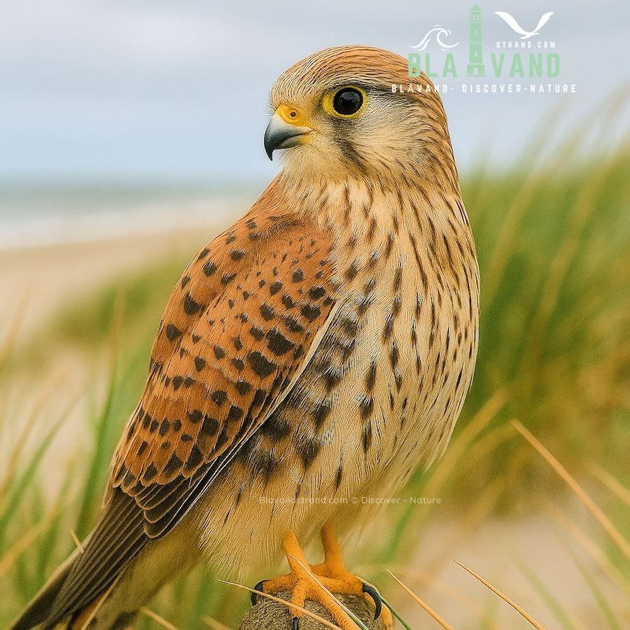 turmfalke vogelarten daenemark blavand naturschutz