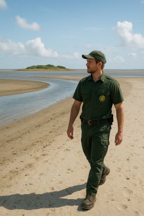 langli insel ranger naturschutzgebiet dänemark