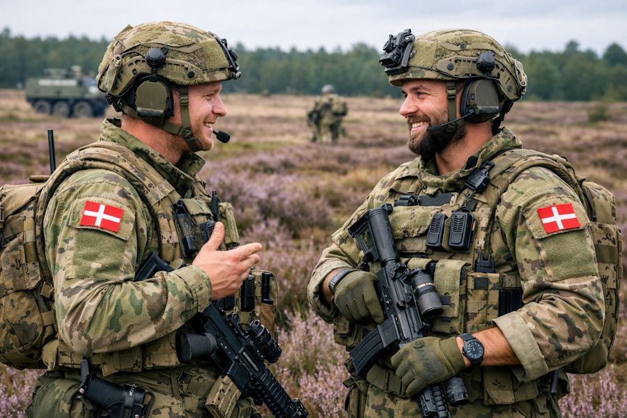blavand militärgebiet übungen soldaten
