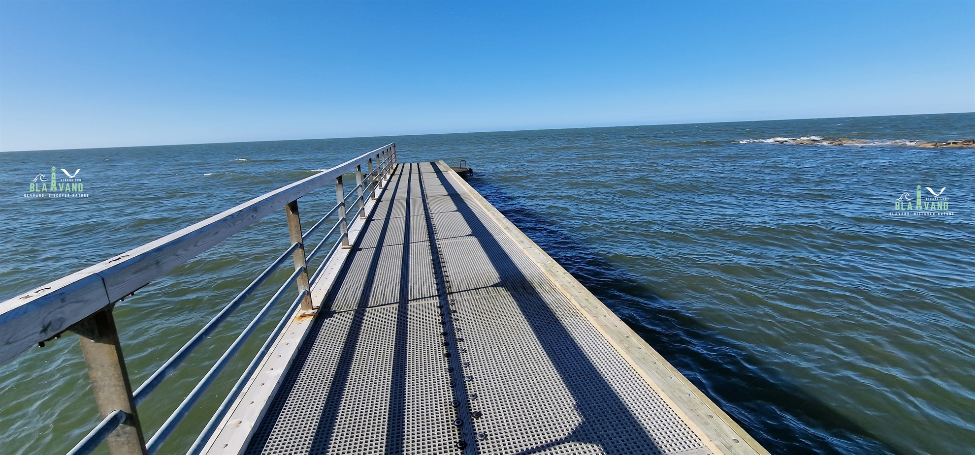 blavand seebrücke badestegg