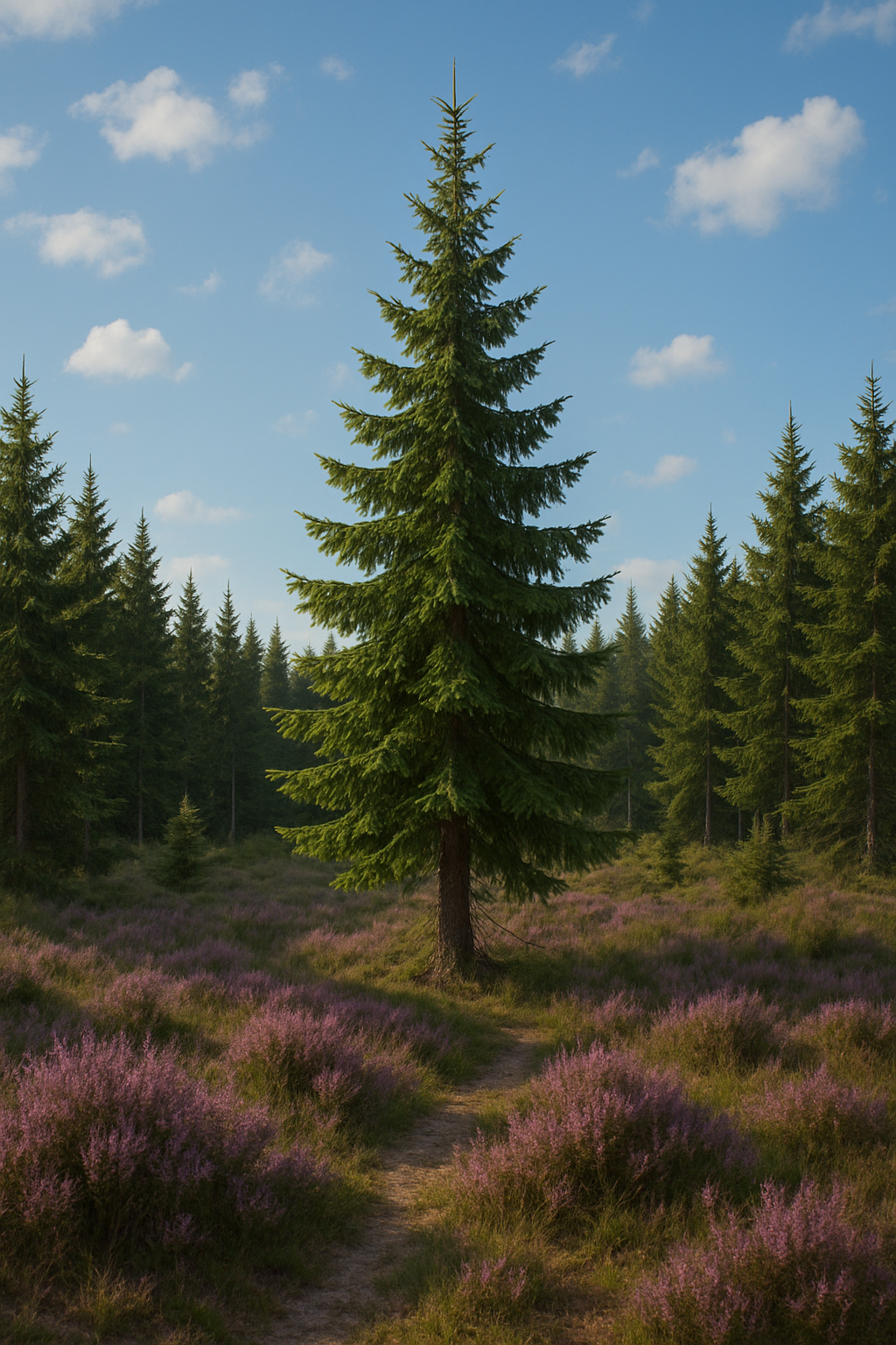 blavand fichte wälder dänemark