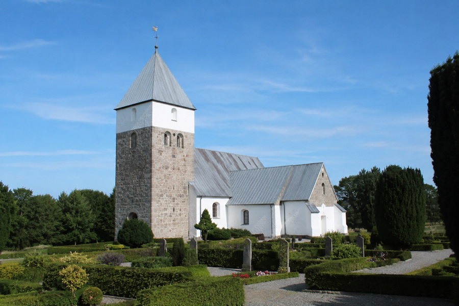 oksby kirke kirche blavand dänemark