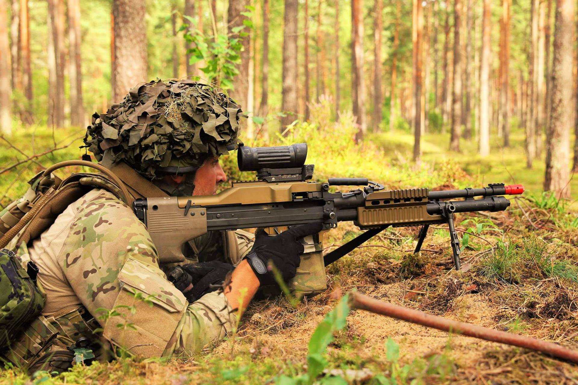 blavand militär soldat