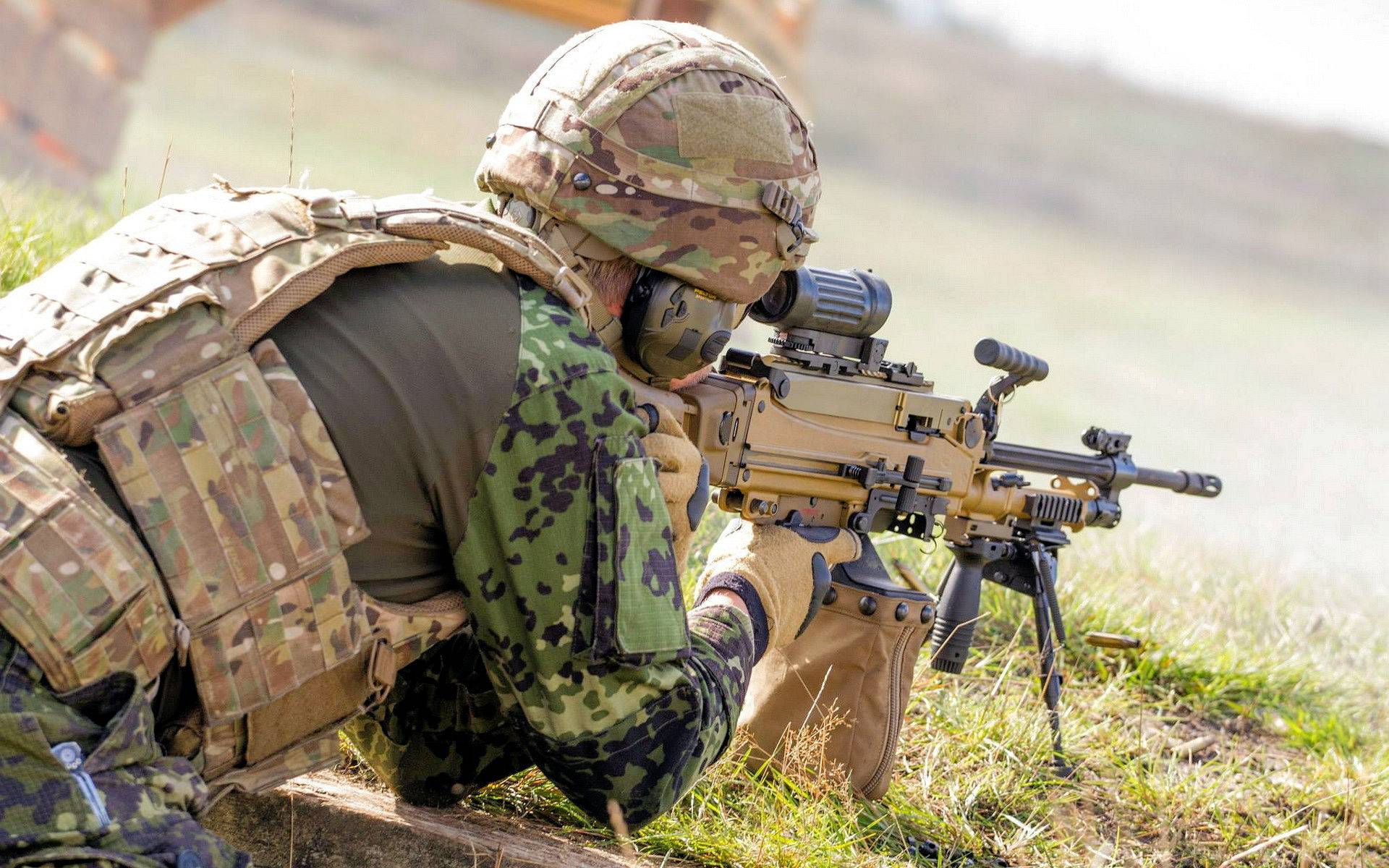 blavandstrand militär soldat